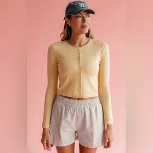 NWOT Roolee Pointelle Cardigan - Small